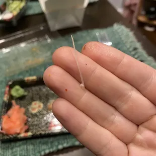 None found in my sushi