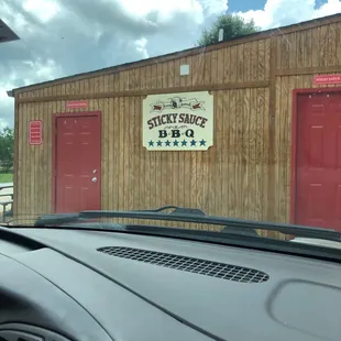 the front of a restaurant