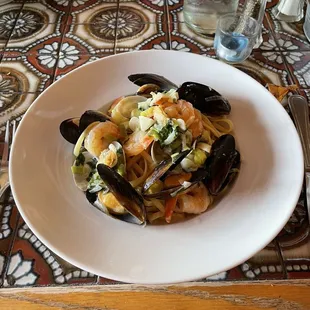 Seafood pasta