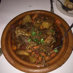 Lamb Shank a La Gasconaise