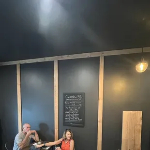 two people sitting at a table