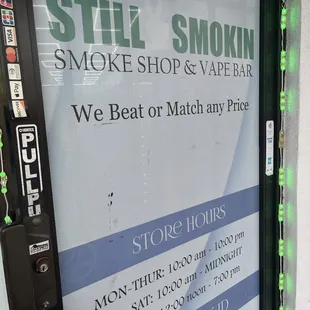 Still Smokin Smoke Shop & Vape Bar