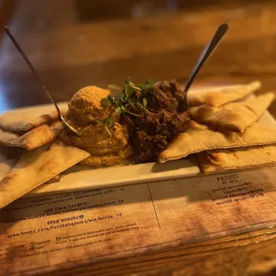 Mediterranean Dip Duo.. olive tapenade &amp; hummus