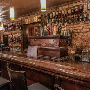 Beer and whiskey taps