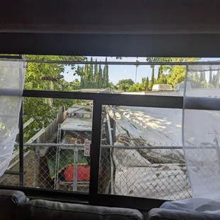 I opened my blinds once during the week.  It was hard to appreciate the beauty around us.