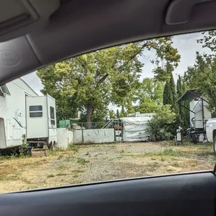 Our site as we pulled out 7 days later.