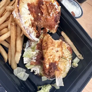 Nashville hot chicken sandwich