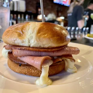 Fried Bologna Sandwich