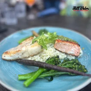 a plate of food