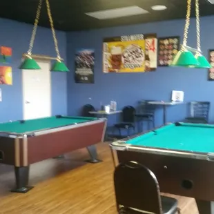 Pool tables and jack/jill bathroom