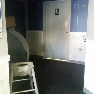 Bathrooms and ATM machine