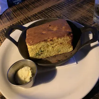 Cast Iron Jalapeño Cheddar Cornbread