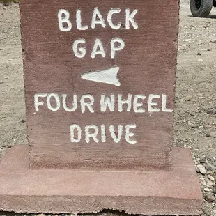Trail sign