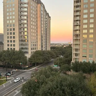 Daytime view of the outside seating