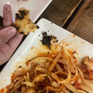 Burnt Garlic Bread