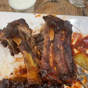 Could not properly separate or eat these ribs