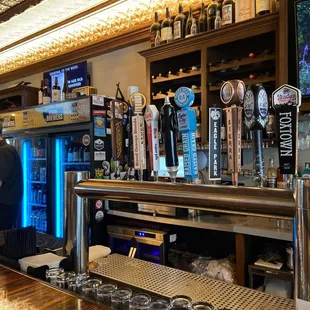 30 tap beers, great wine selection, and a wide verity of bottled beers.