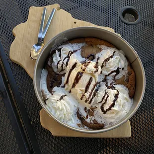 Wow! Just plain WOW! How can you not love a warm chocolate chip  with ice cream and whip!!!