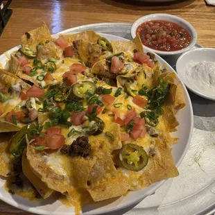 Nachos with beef!