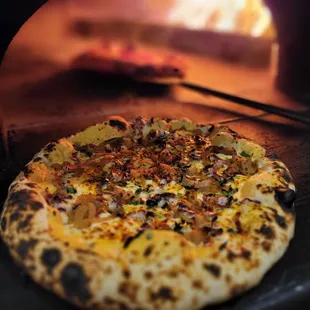 Short Rib Bacon Pizza