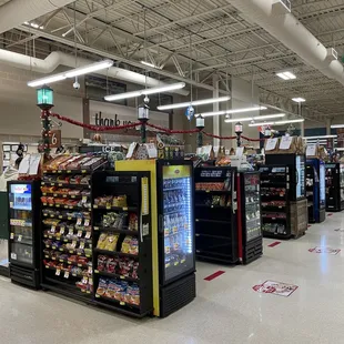 the inside of a grocery store