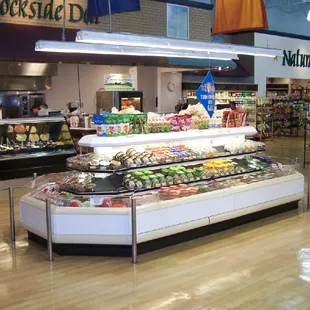 the inside of the store