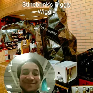 a man in a wiggly hat