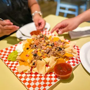 Kalua pig nachos