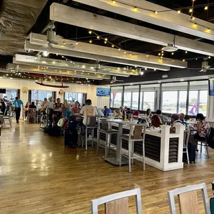 the inside of the restaurant