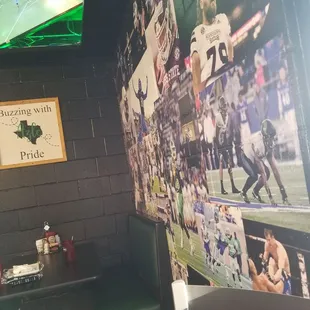 Some of the art on the walls.