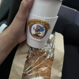 16 oz hot Stingers Mocha
