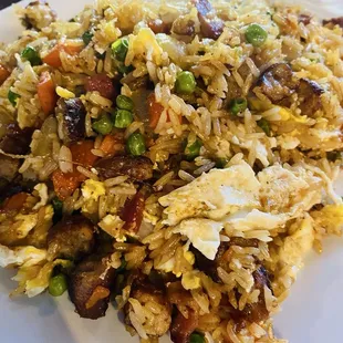 Breakfast fried rice