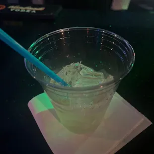 a drink in a bowl