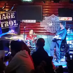Cool cover band: "Damage Control". www.damagecontrolband.com
