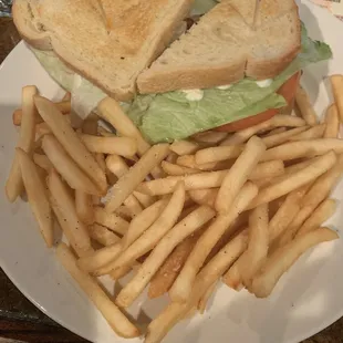 BLT and fries - recommend to split it!