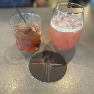 Pink Corvette &amp; Elkhart Blue Old Fashion