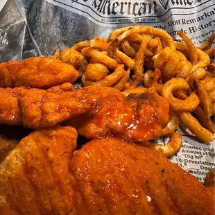 Buffalo Chicken Tenders w/ fries