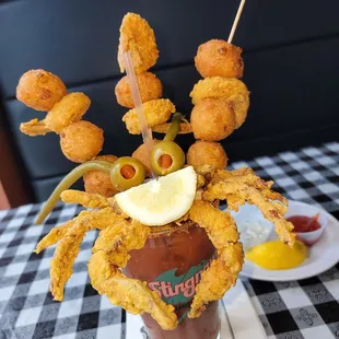 Crabby bloody Mary