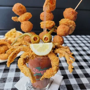 Crabby bloody Mary