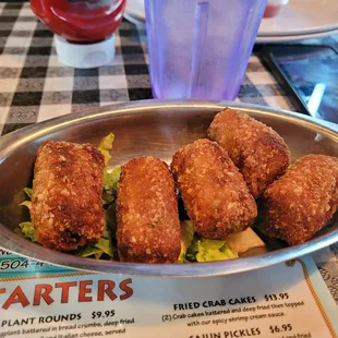 Crab meat jalapeños