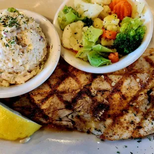 Grilled redfish
