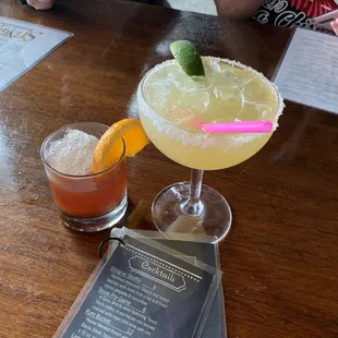 Excellent Old Fashioned and margarita made by Caleb. Great food and ambiance- we are going to be regulars.