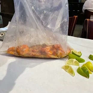 One pound of prawn