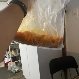 Does this look 2 lbs? The driver didnt take out anything the bag is very clean.