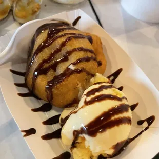 Free fried Oreos for dessert