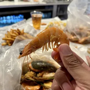1lb of Shrimp and 1lb of Mussels. Dinner 12/14/2024