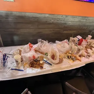 The aftermath. It was delicious