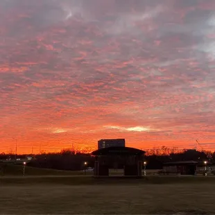 Beautiful sunset view at Stinson Park