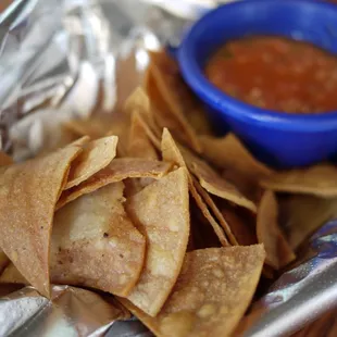Chips and salsa: fresh fresh