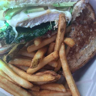 Spicy Chicken Cranberry Sandwich